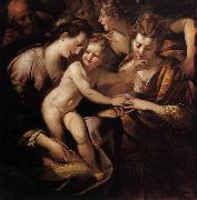 Giulio Cesare Procaccini The Mystic Marriage of St Catherine oil painting on canvas